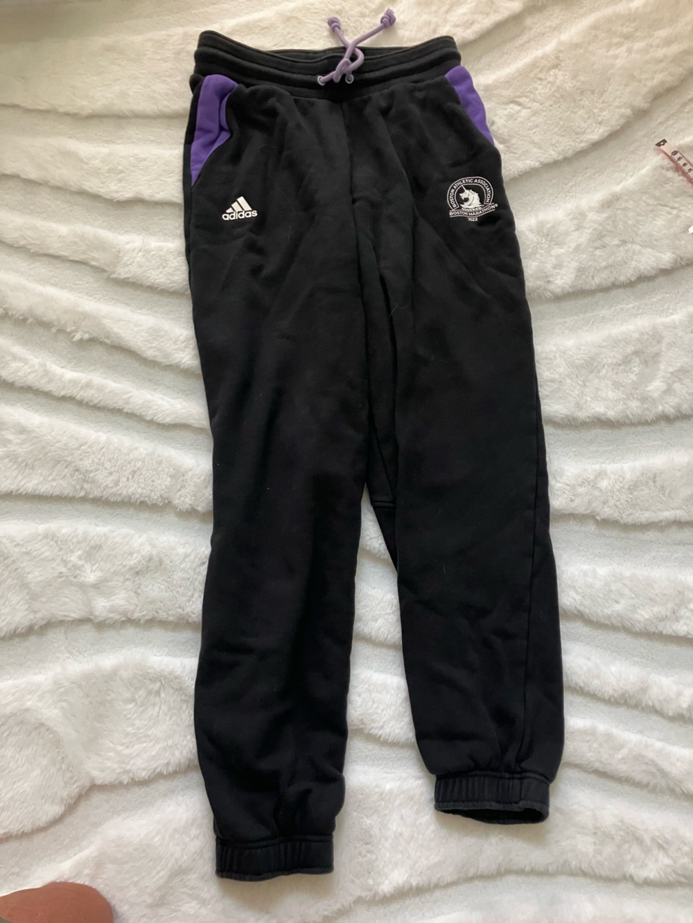 2022 Boston Marathon adidas Black Track Pants